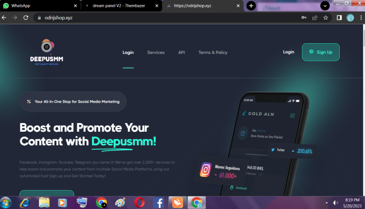 CLOUSTY smm panel script